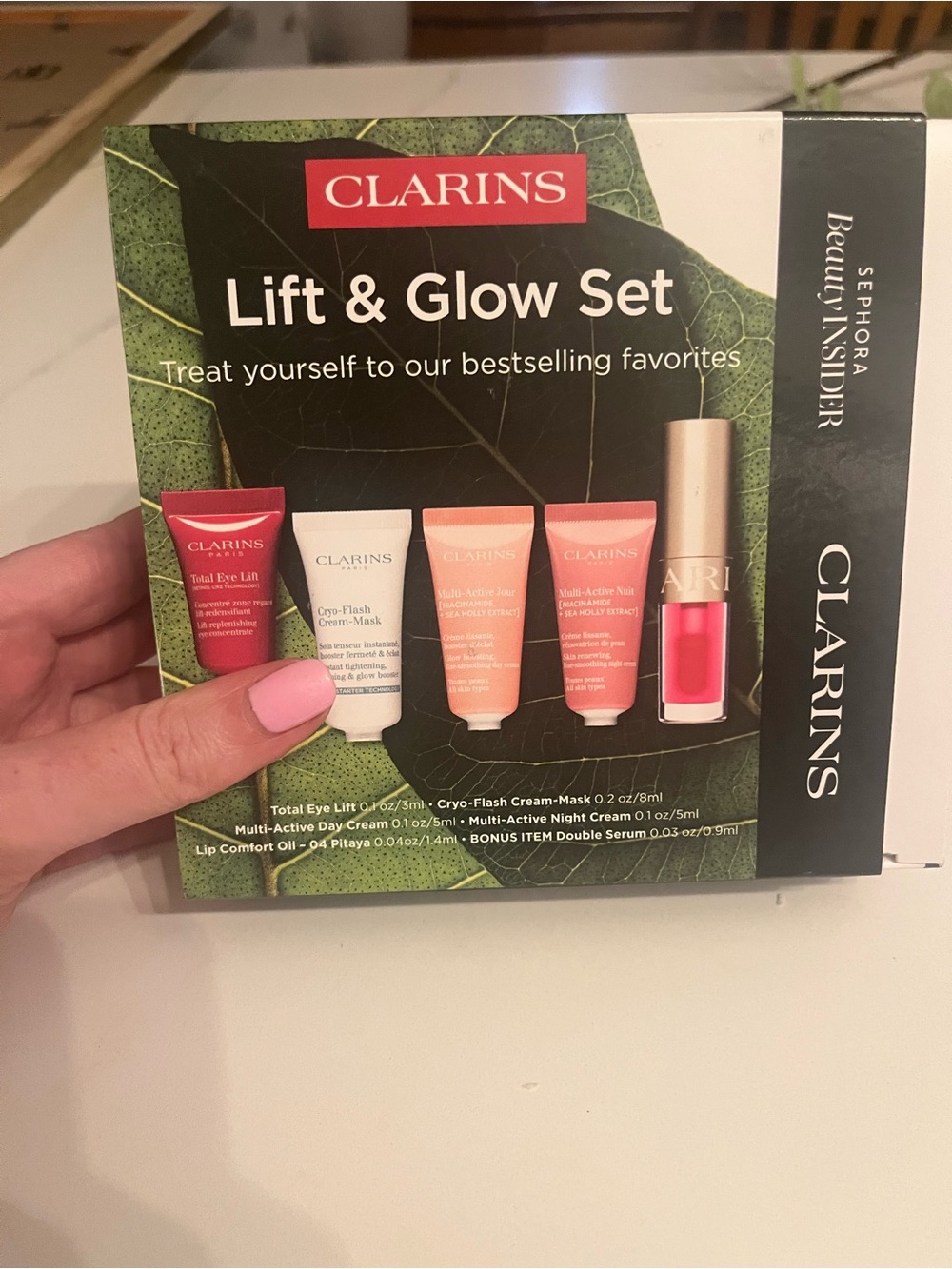 Clarins Lift & Glow Eye and Lip Set